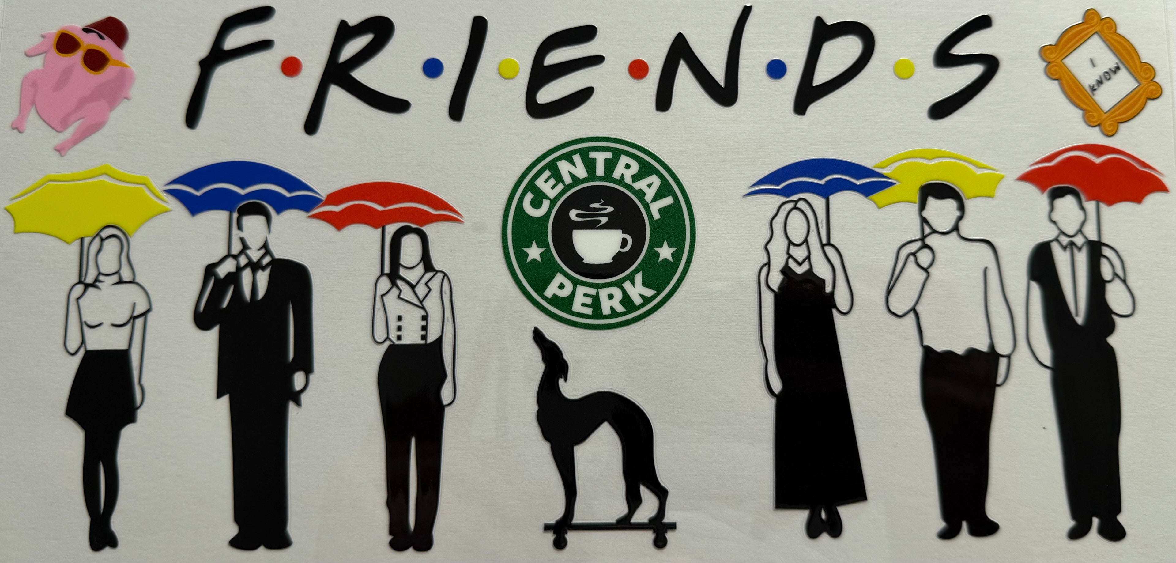 Friends 16oz Uv DTF Wrap #2