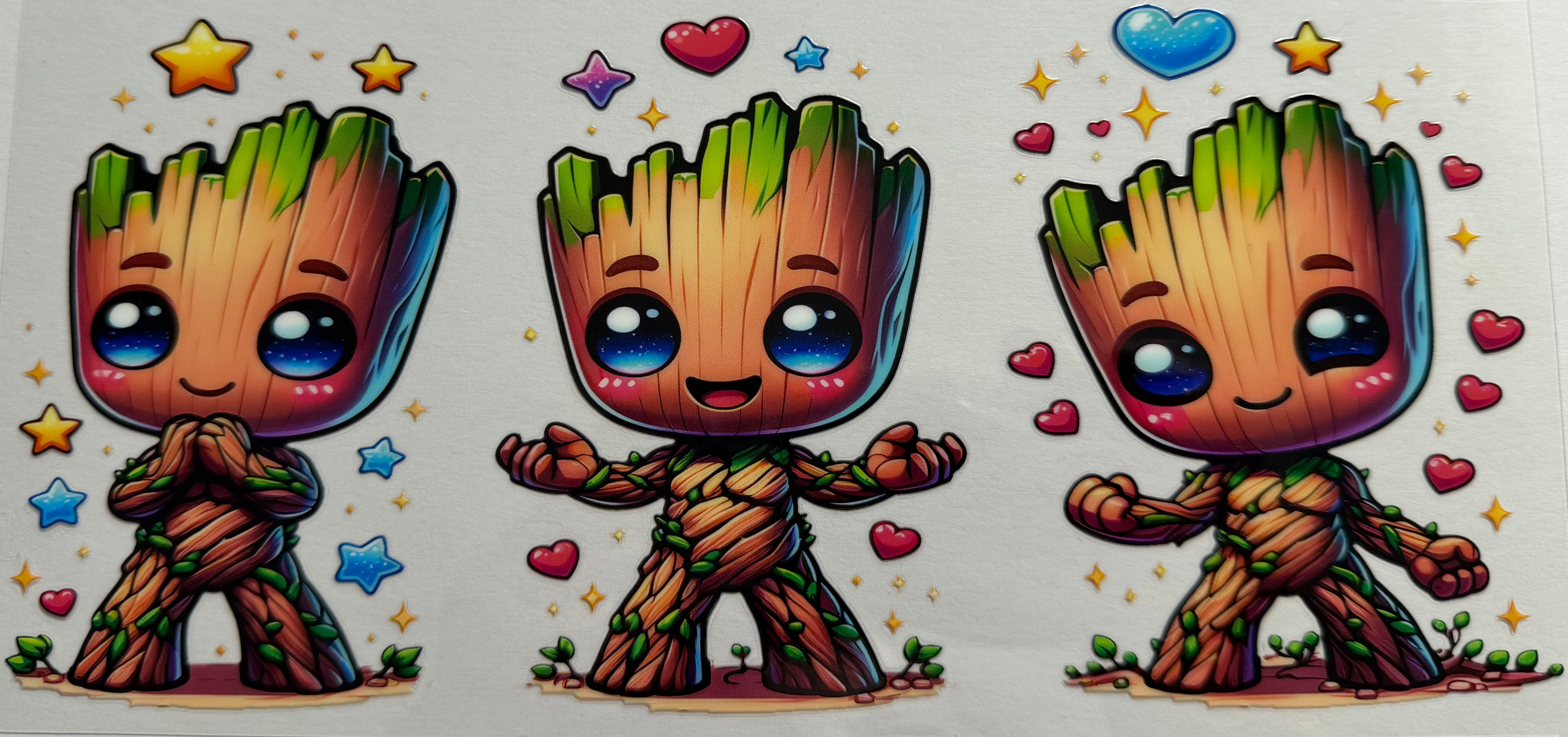 Baby Groot 16oz Uv DTF Wrap