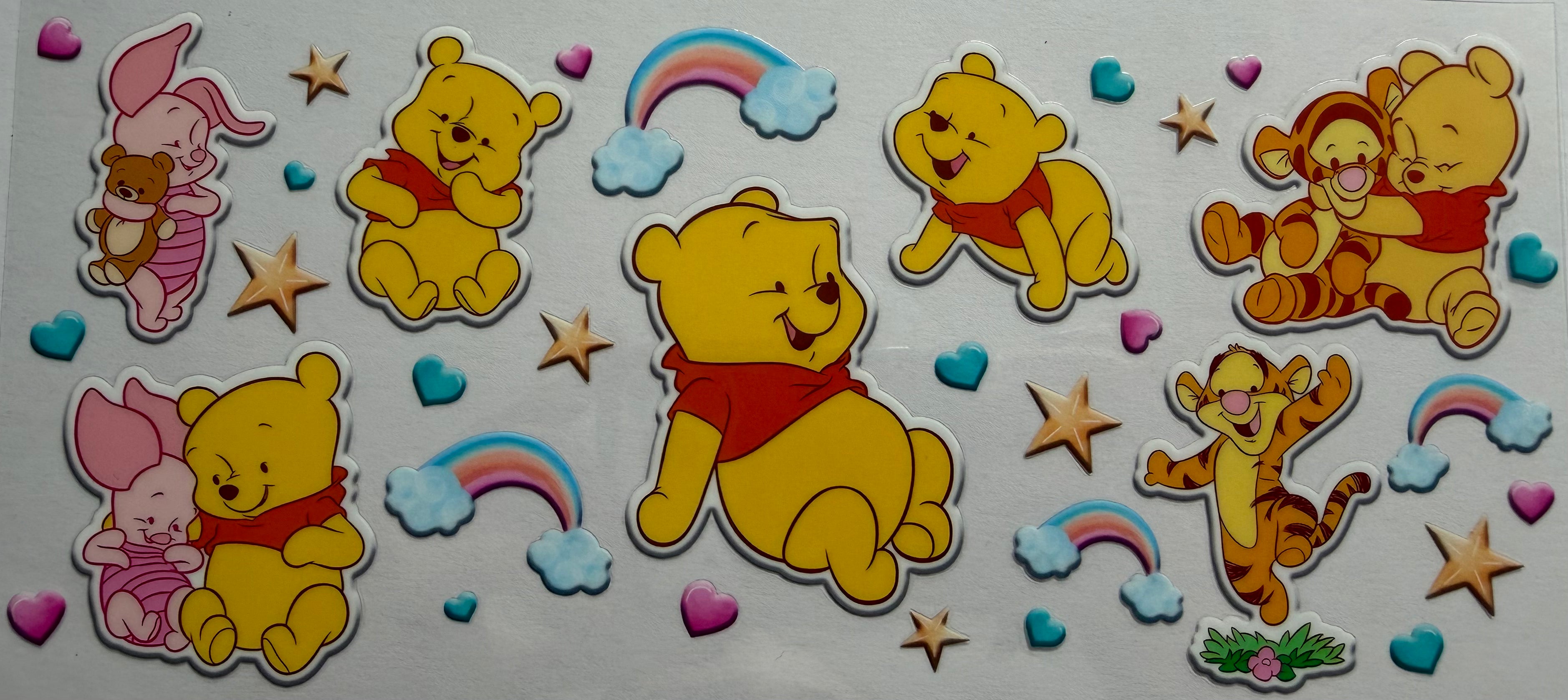 Winnie the Pooh 16oz Uv DTF Wrap #3