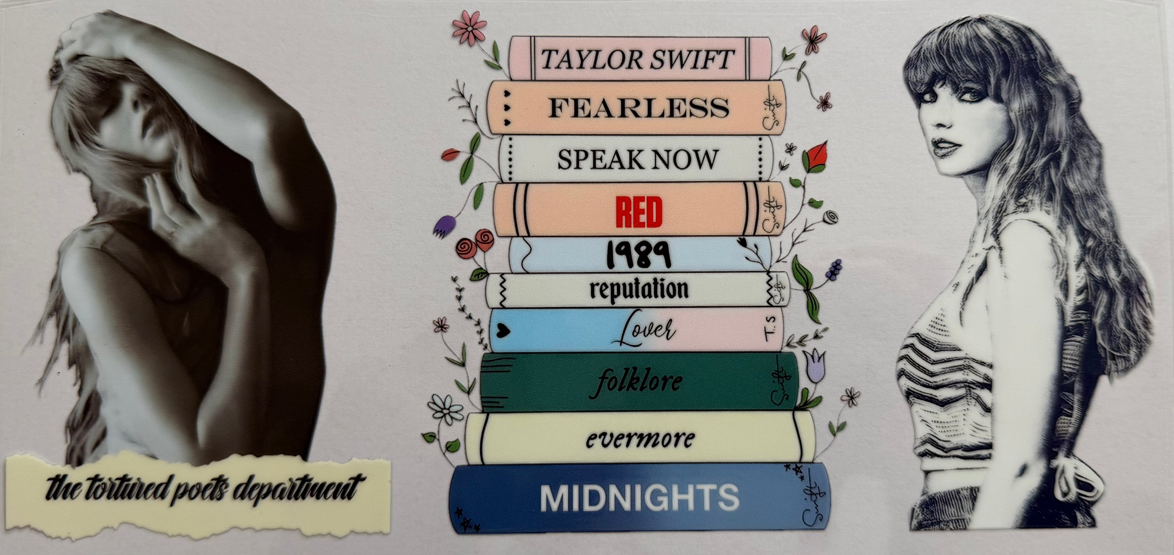 Taylor swift 16oz Uv DTF Wrap