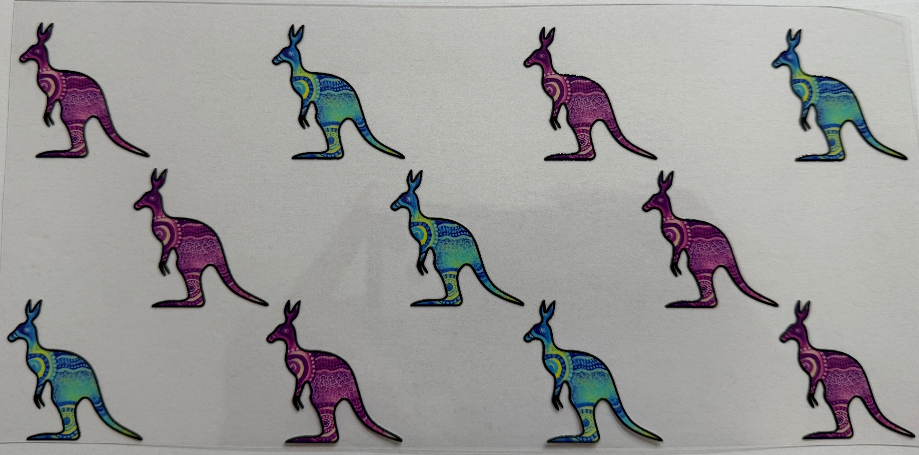 Kangaroos 16oz Uv DTF Wrap