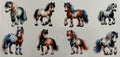Horses 16oz Uv DTF Wrap