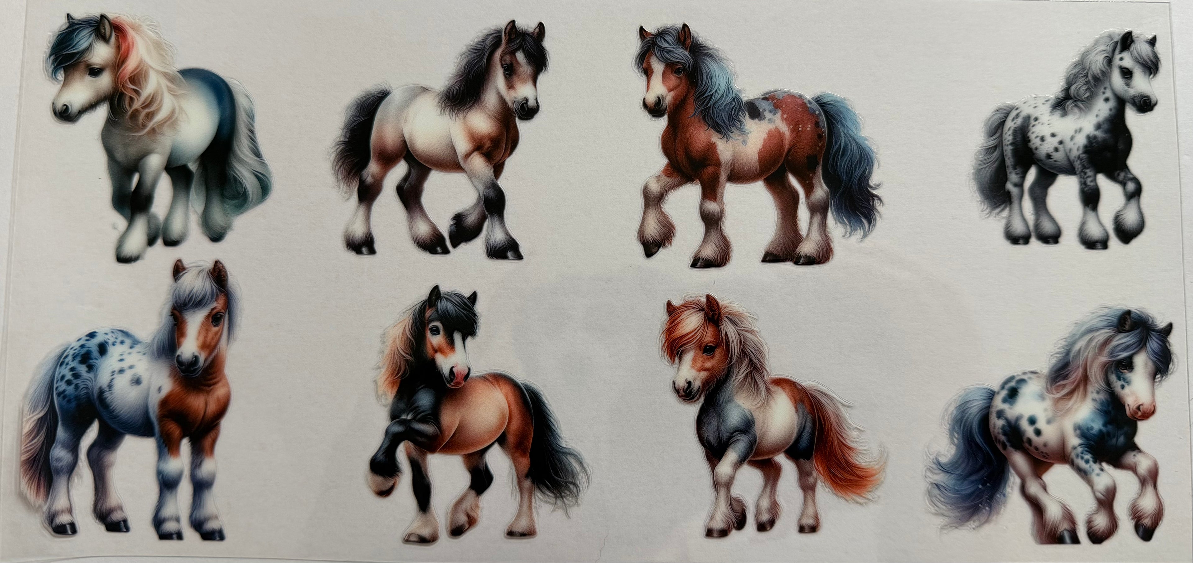 Horses 16oz Uv DTF Wrap