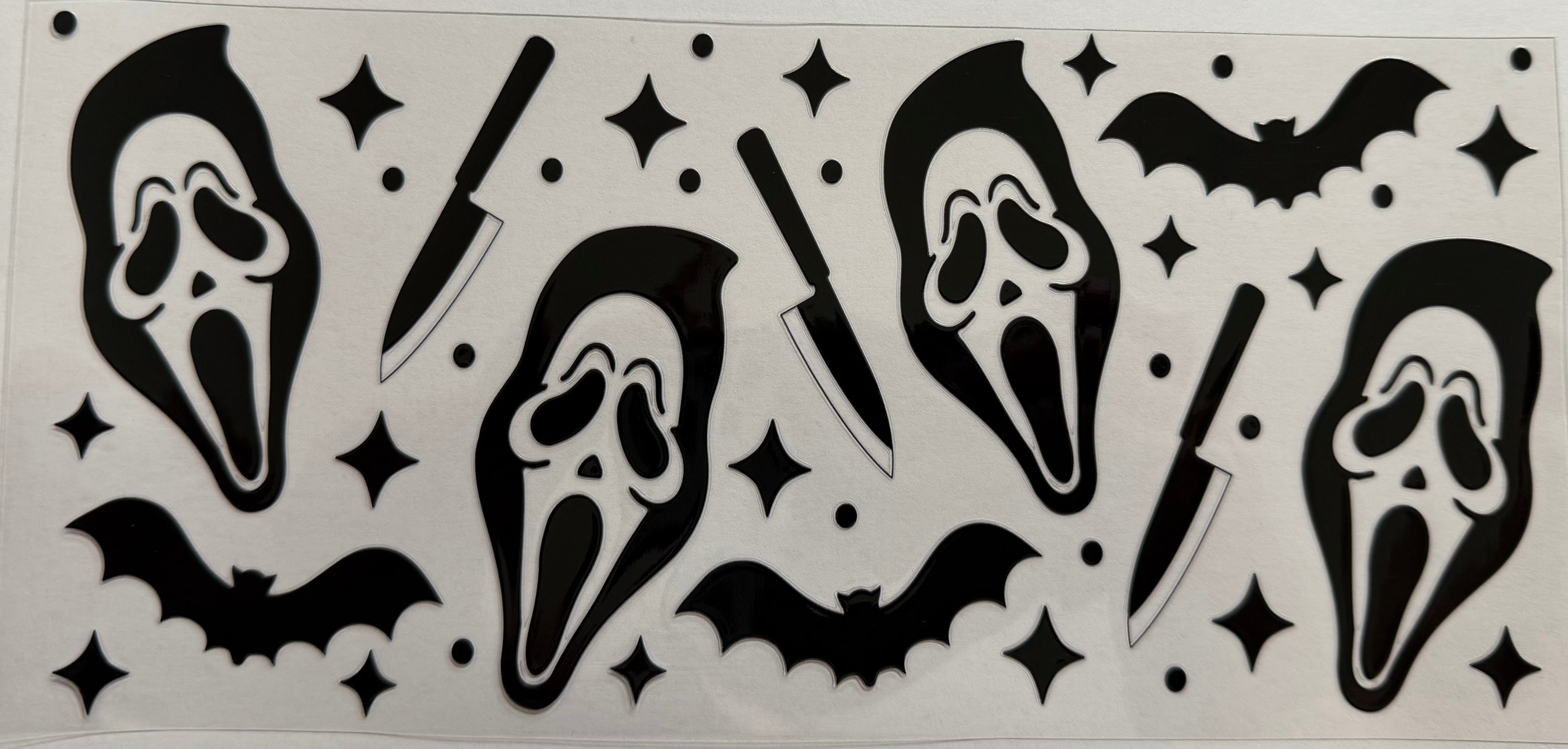Ghost-face 16oz Uv DTF Wrap #3