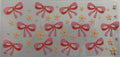 Light pink bows 16oz Uv DTF Wrap