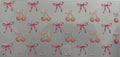 Light pink bows and cherries 16oz Uv DTF Wrap