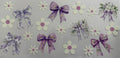 Purple bows 16oz Uv DTF Wrap