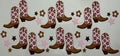 Cowgirl boots 16oz Uv DTF Wrap