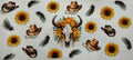 Country symbols 16oz Uv DTF Wrap