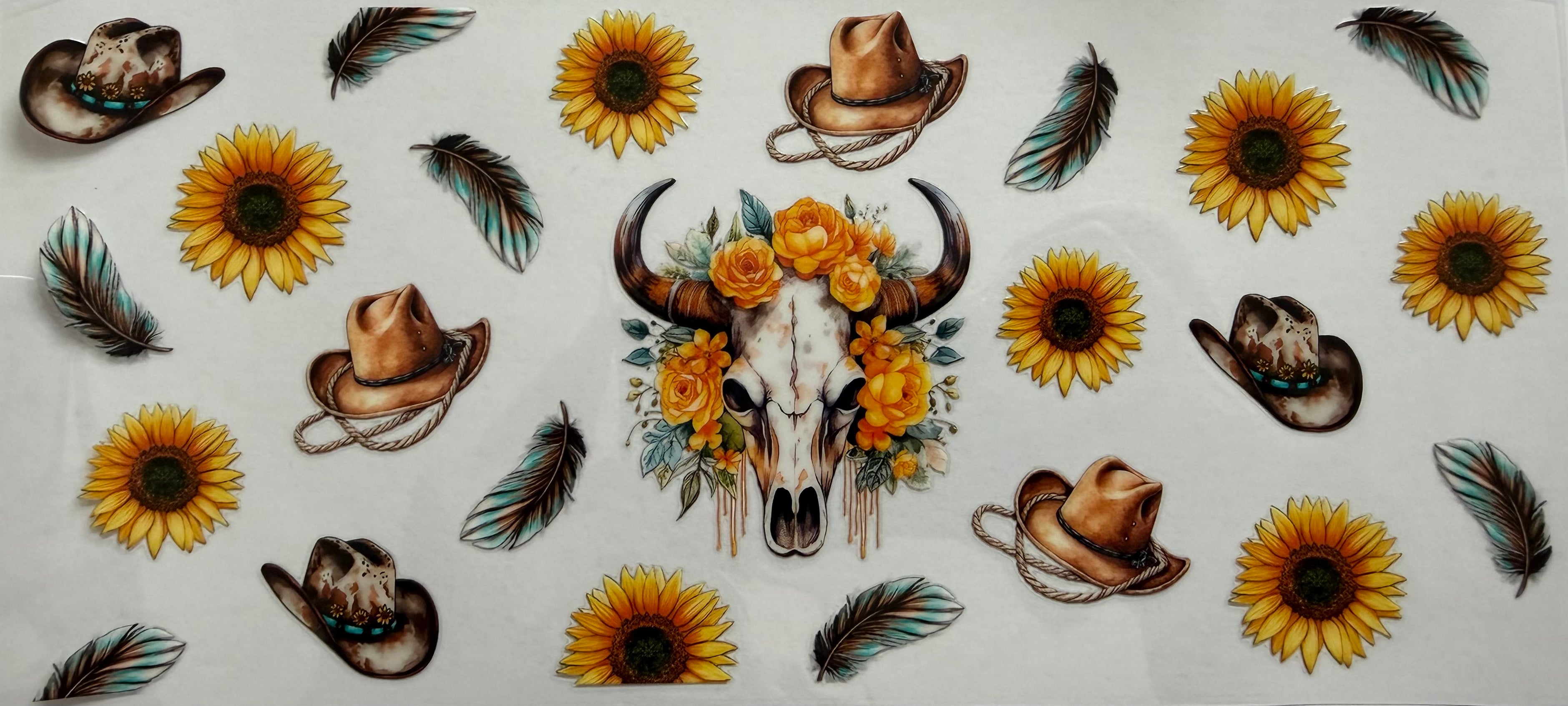 Country symbols 16oz Uv DTF Wrap
