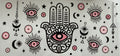 Pink evil eyes 16oz Uv DTF Wrap