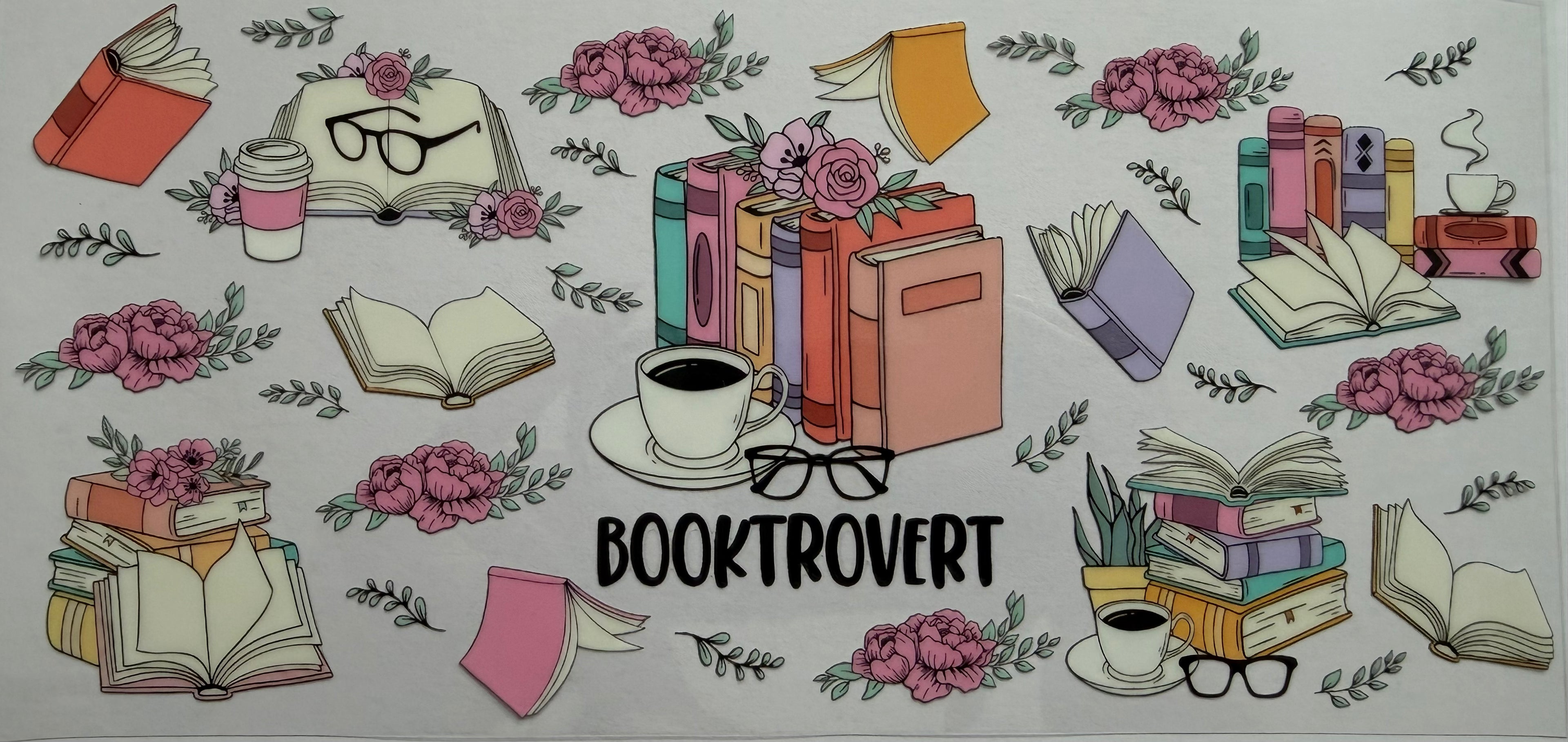 Booktrovert 16oz Uv DTF Wrap