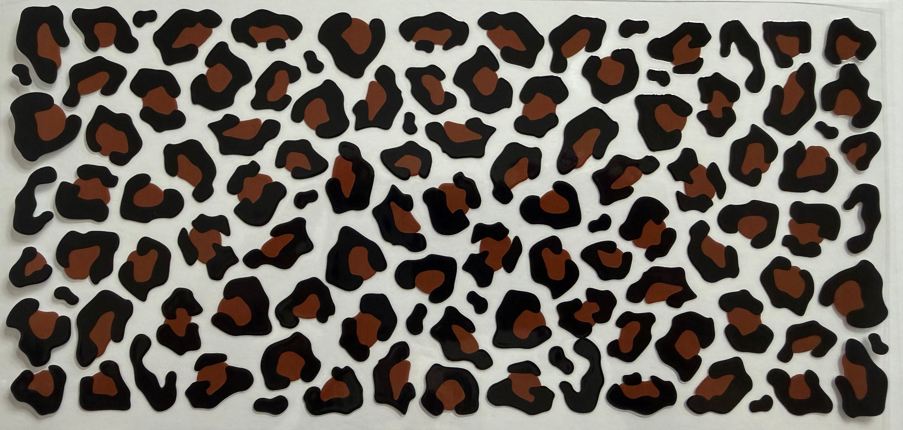 Leopard print 16oz Uv DTF Wrap