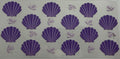 Purple shells 16oz Uv DTF Wrap