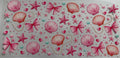 Pink shells 16oz Uv DTF Wrap