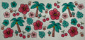 Beach symbols 16oz Uv DTF Wrap