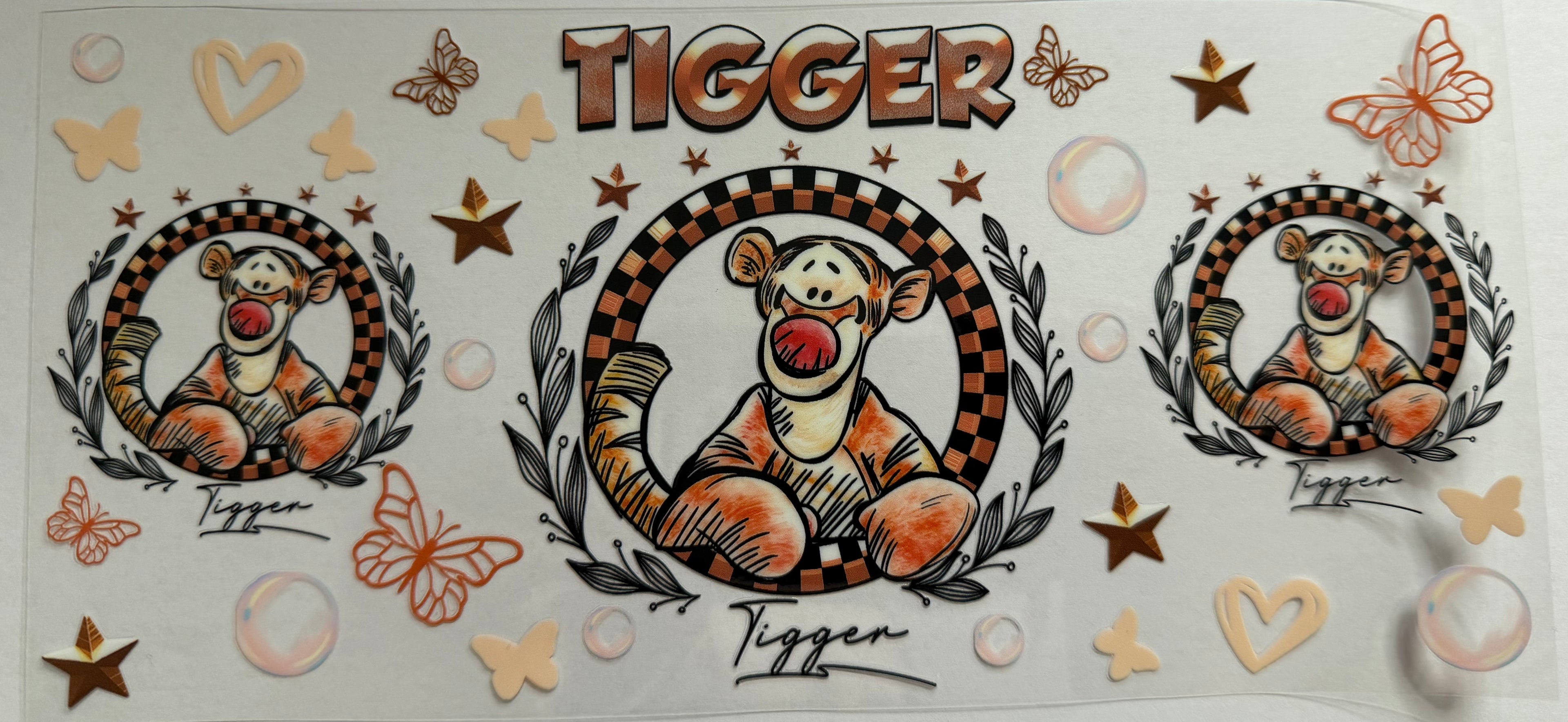 Tigger 16oz Uv DTF Wrap