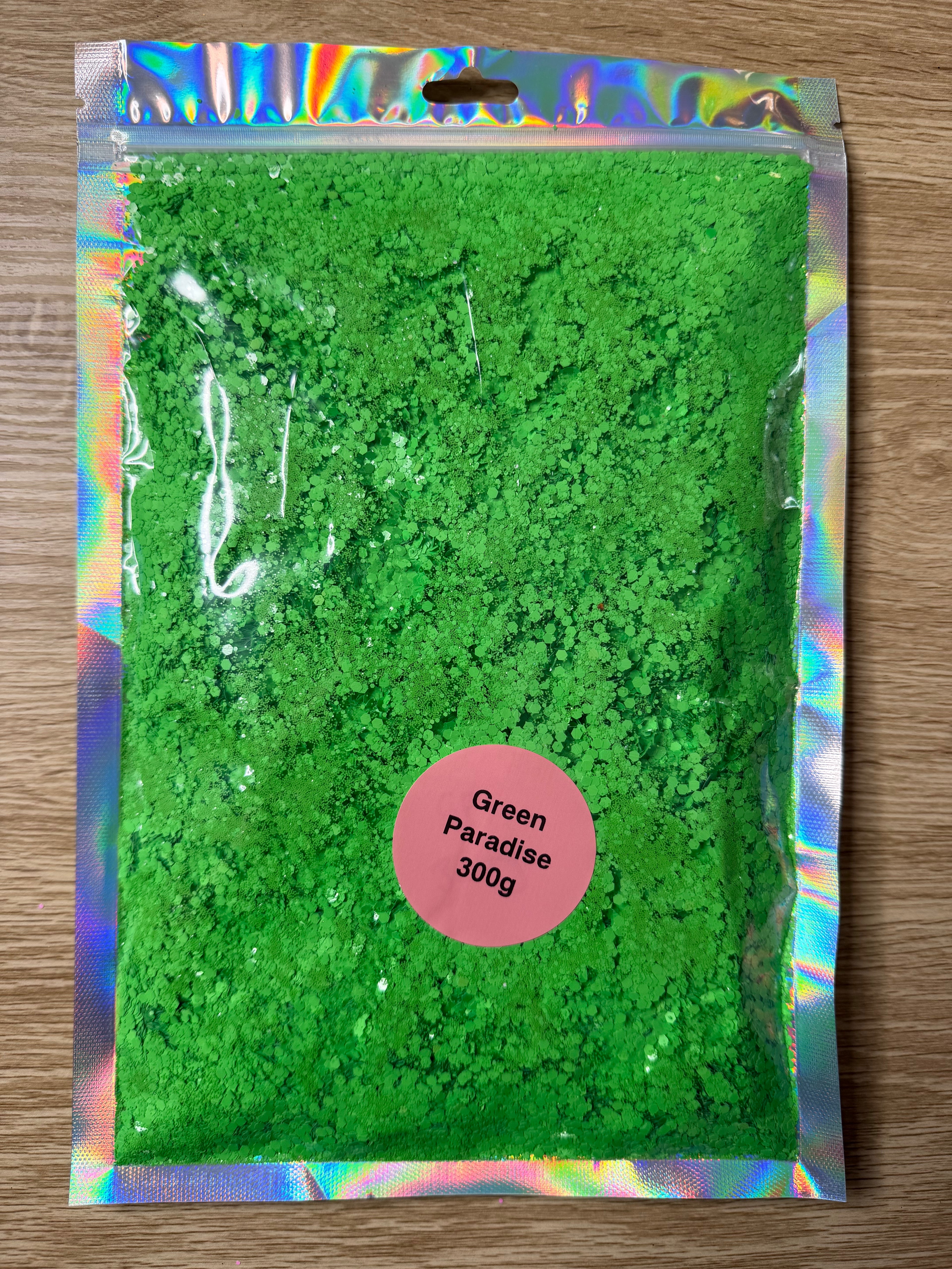 Green Paradise Chunky Glitter 300 Grams