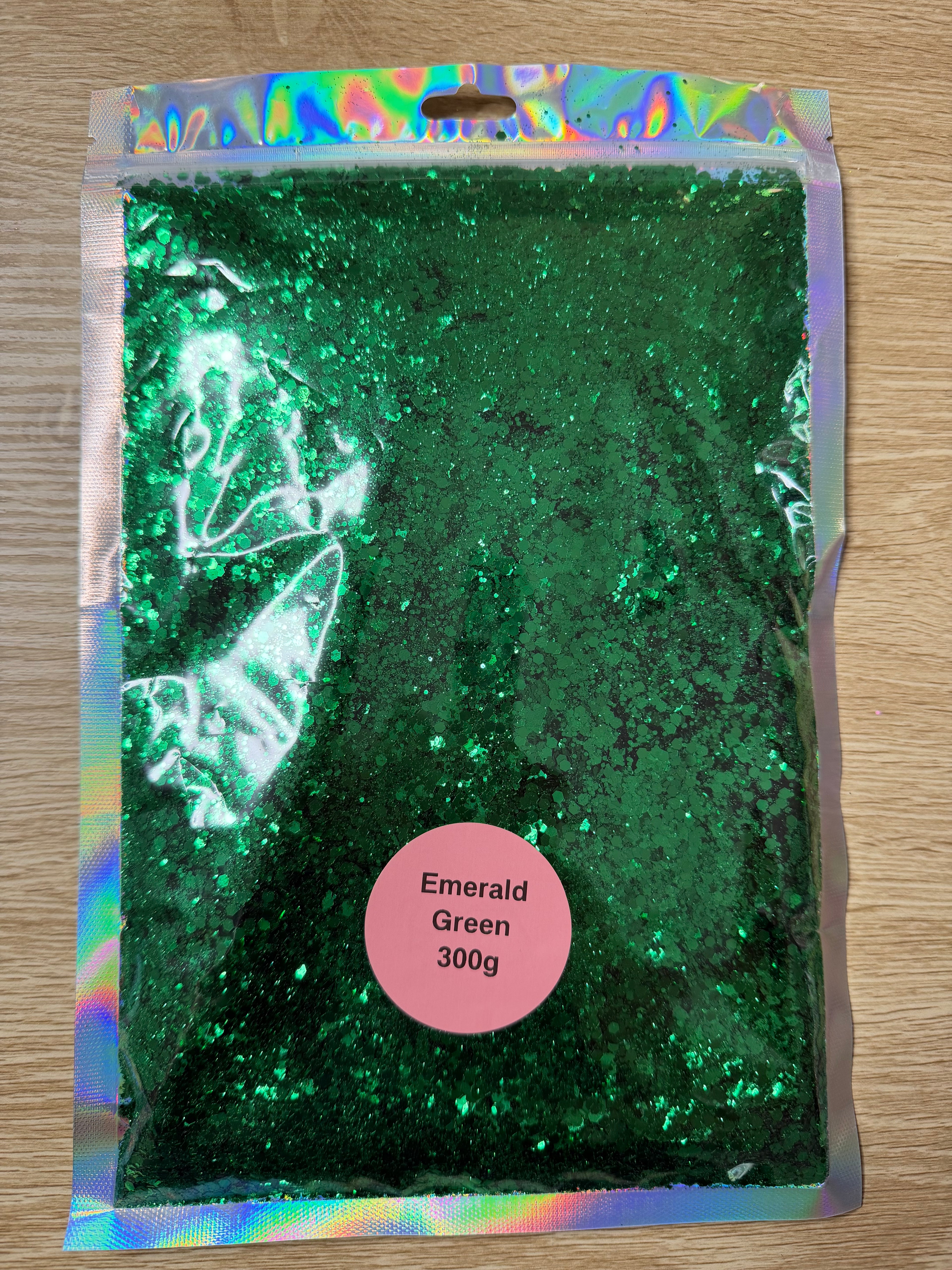 Emerald Green Chunky Glitter 300 Grams