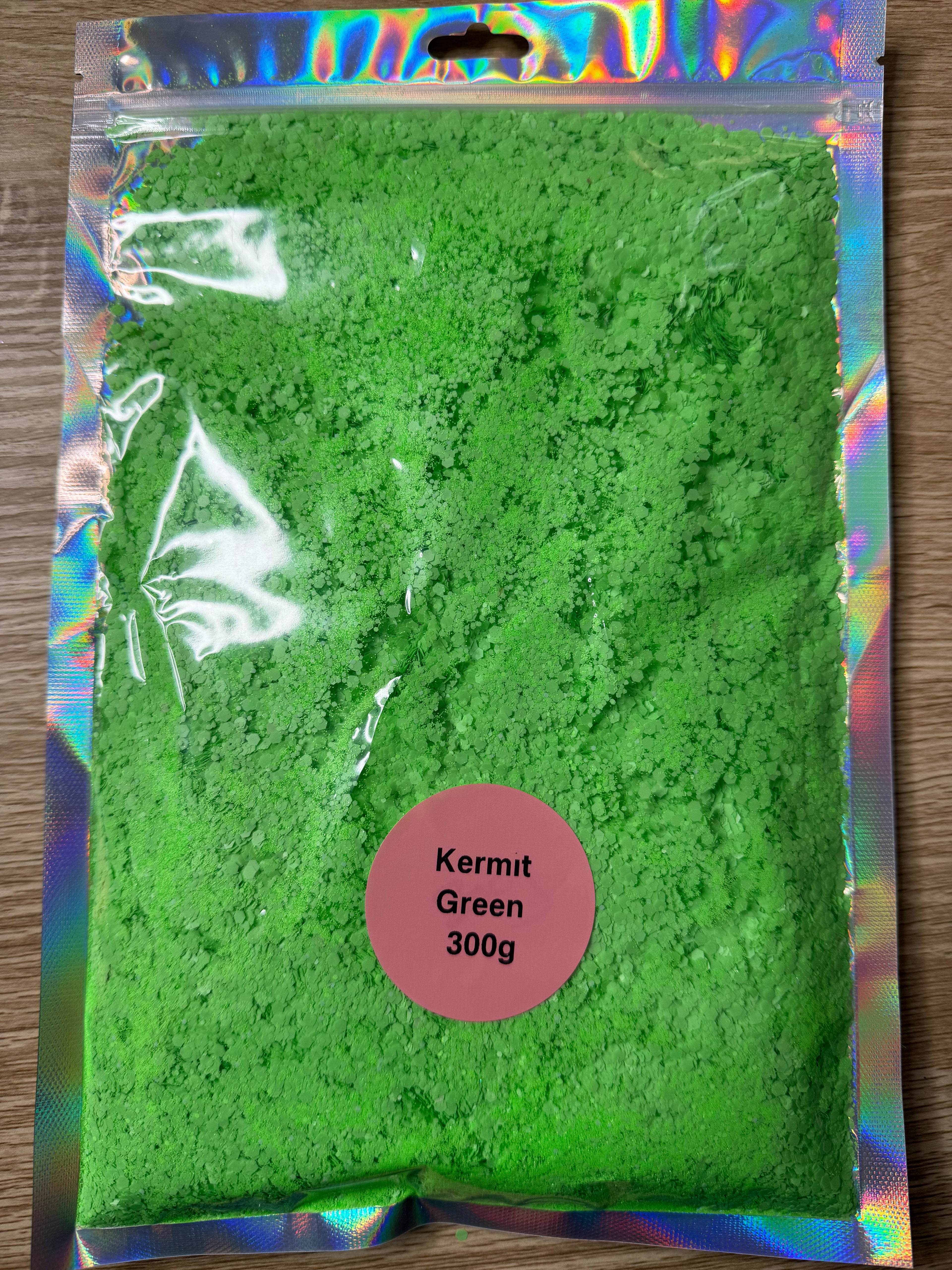 Kermit Green Chunky Glitter 300 Grams