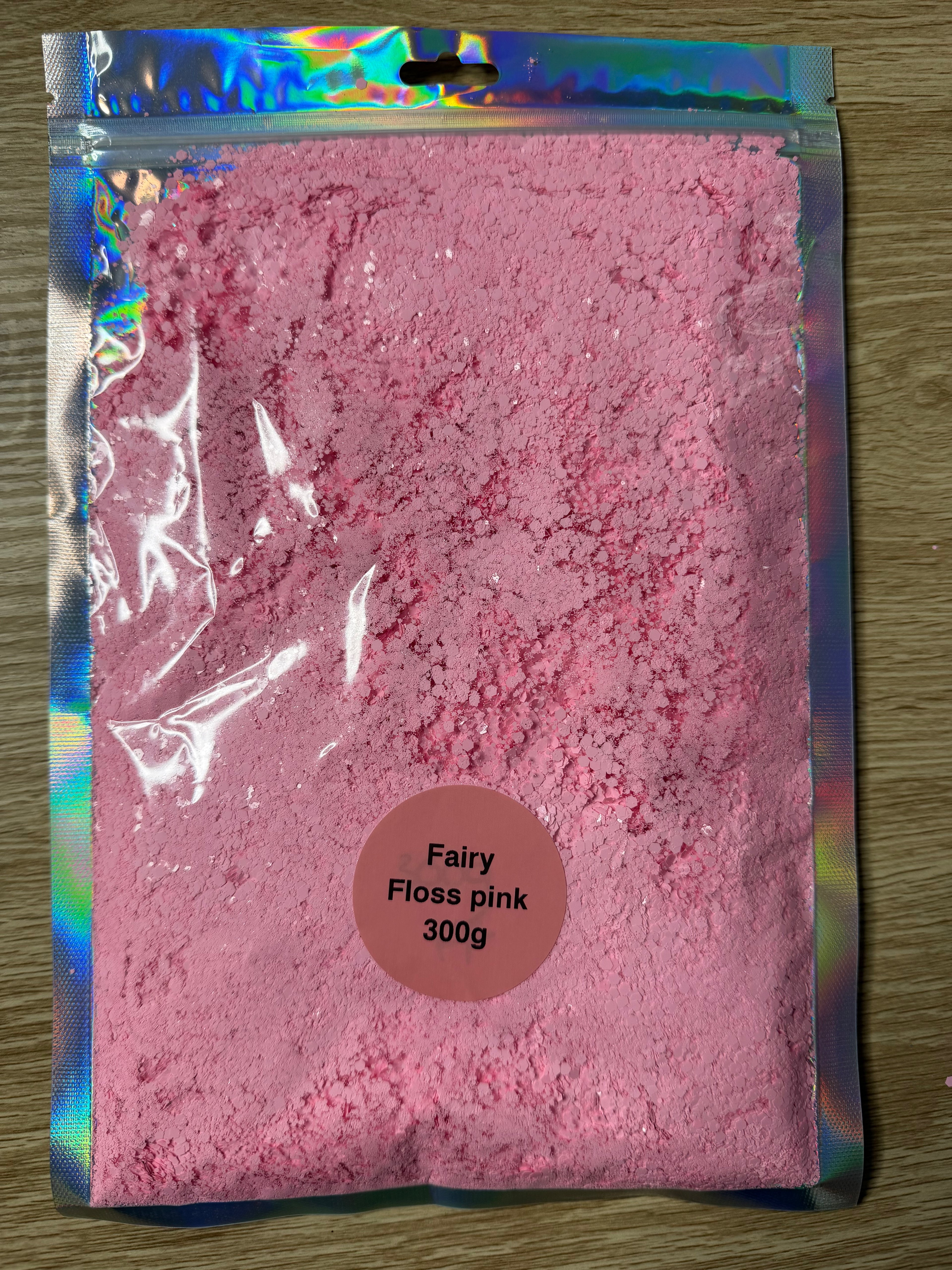 Fairy Floss Pink Chunky Glitter 300 Grams