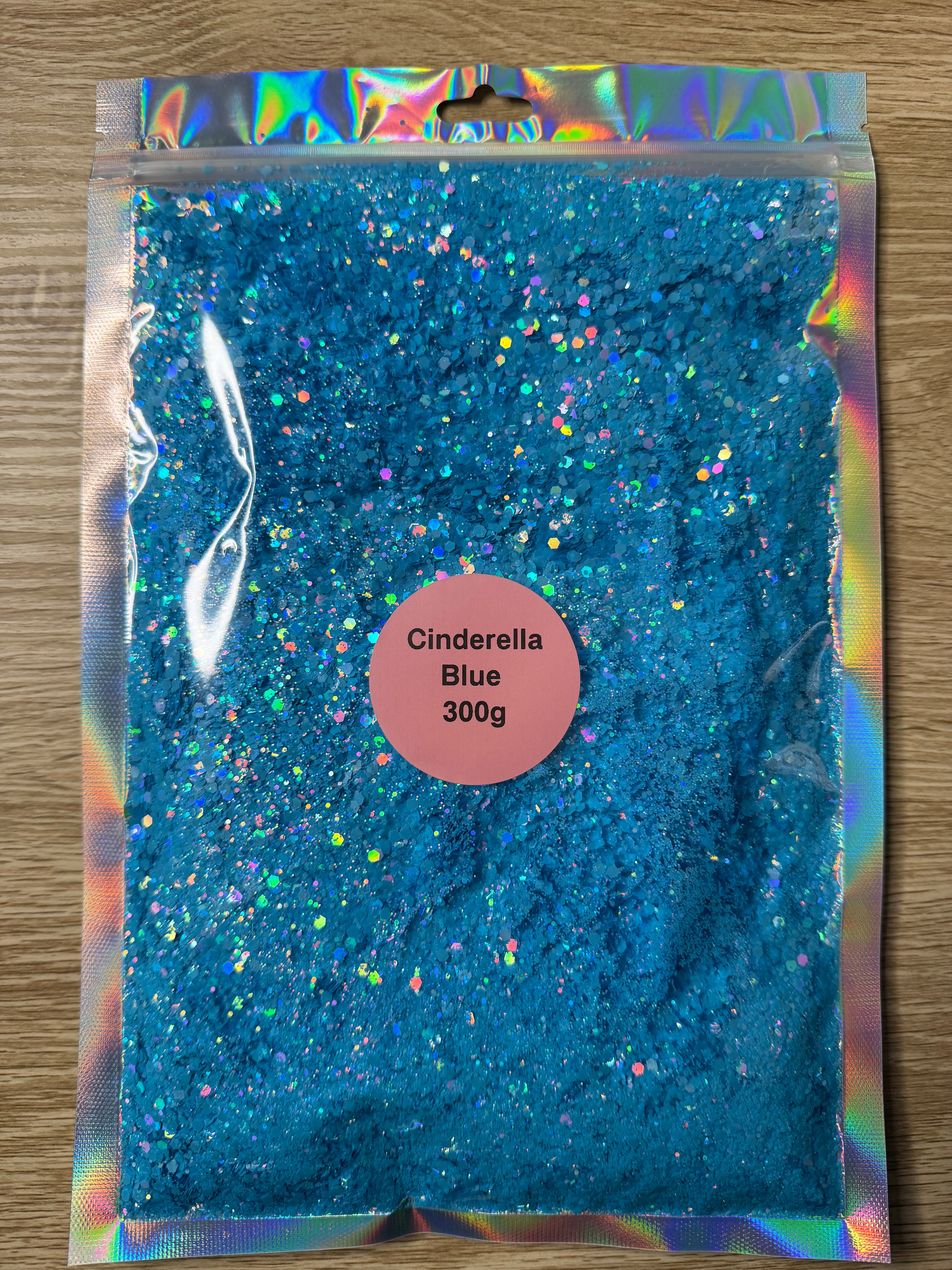 Cinderella Blue Chunky Glitter 300 Grams