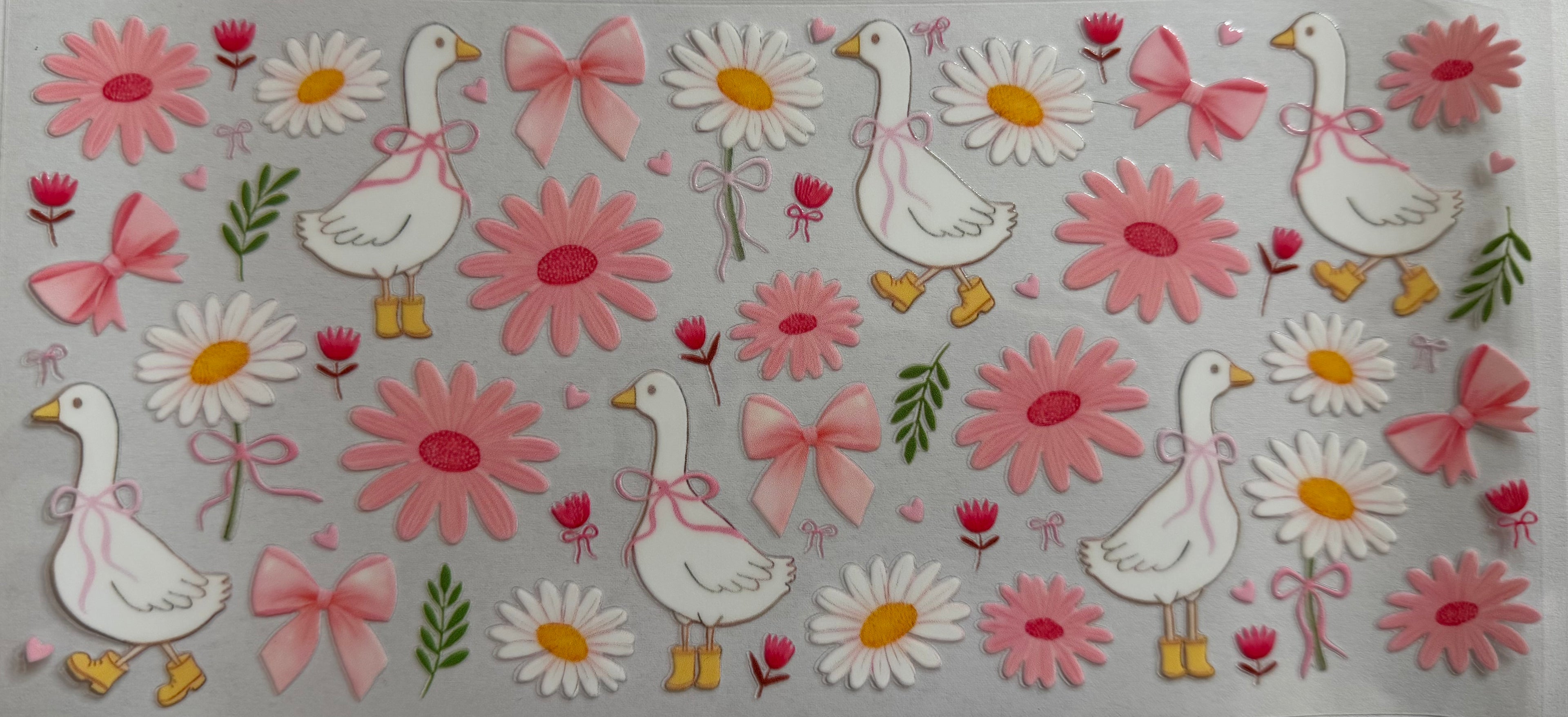 Cute Duck 16oz Uv Dtf Wrap