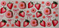 Strawberries & Bows 16oz Uv Dtf Wrap