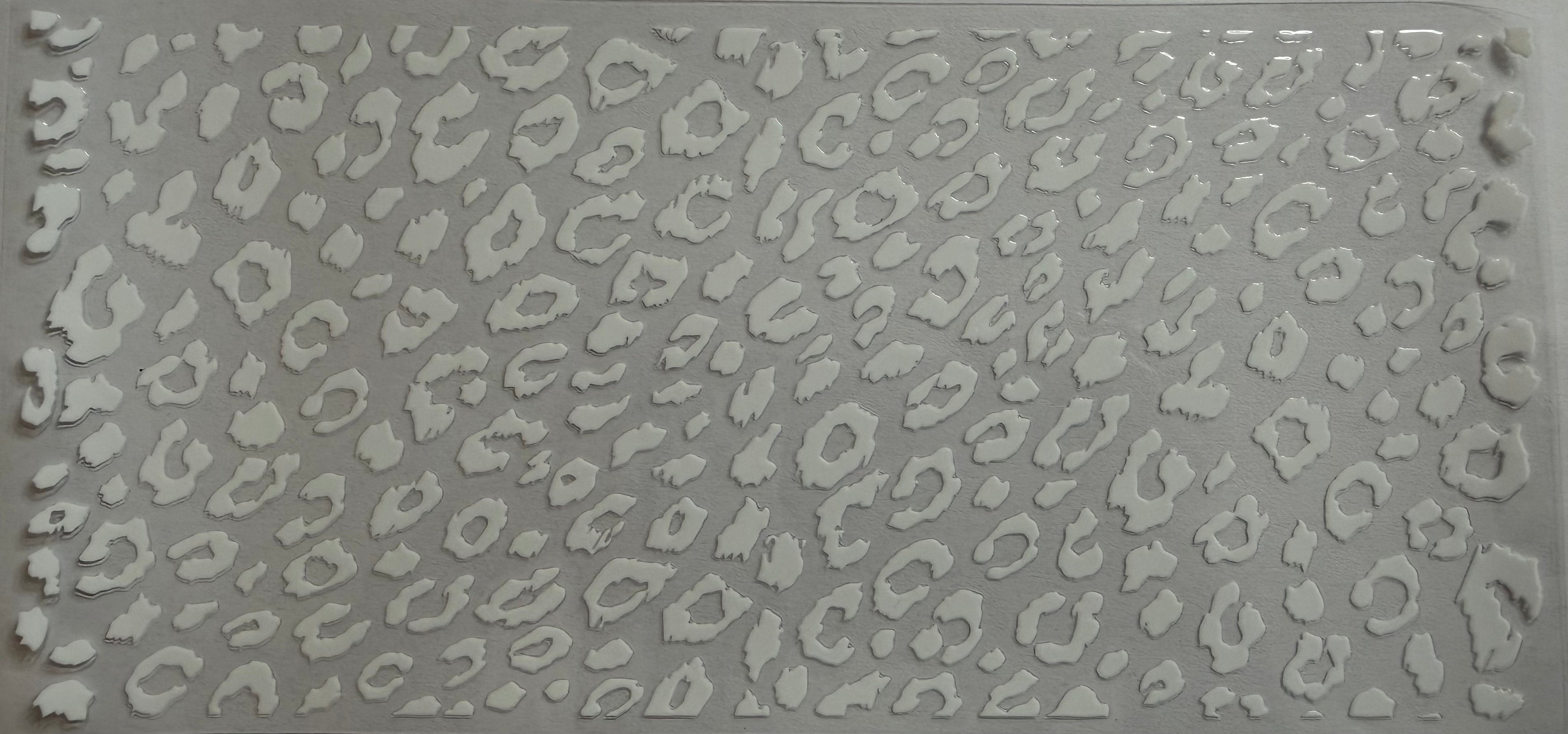 White Leopard 16oz Uv Dtf Wrap