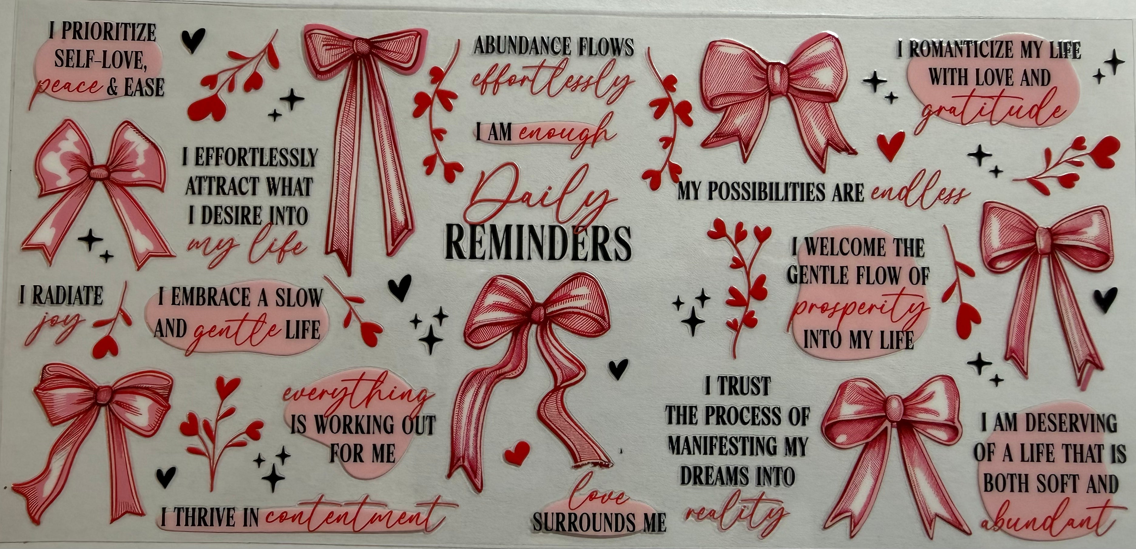 Daily Reminders 16oz Uv Dtf Wrap