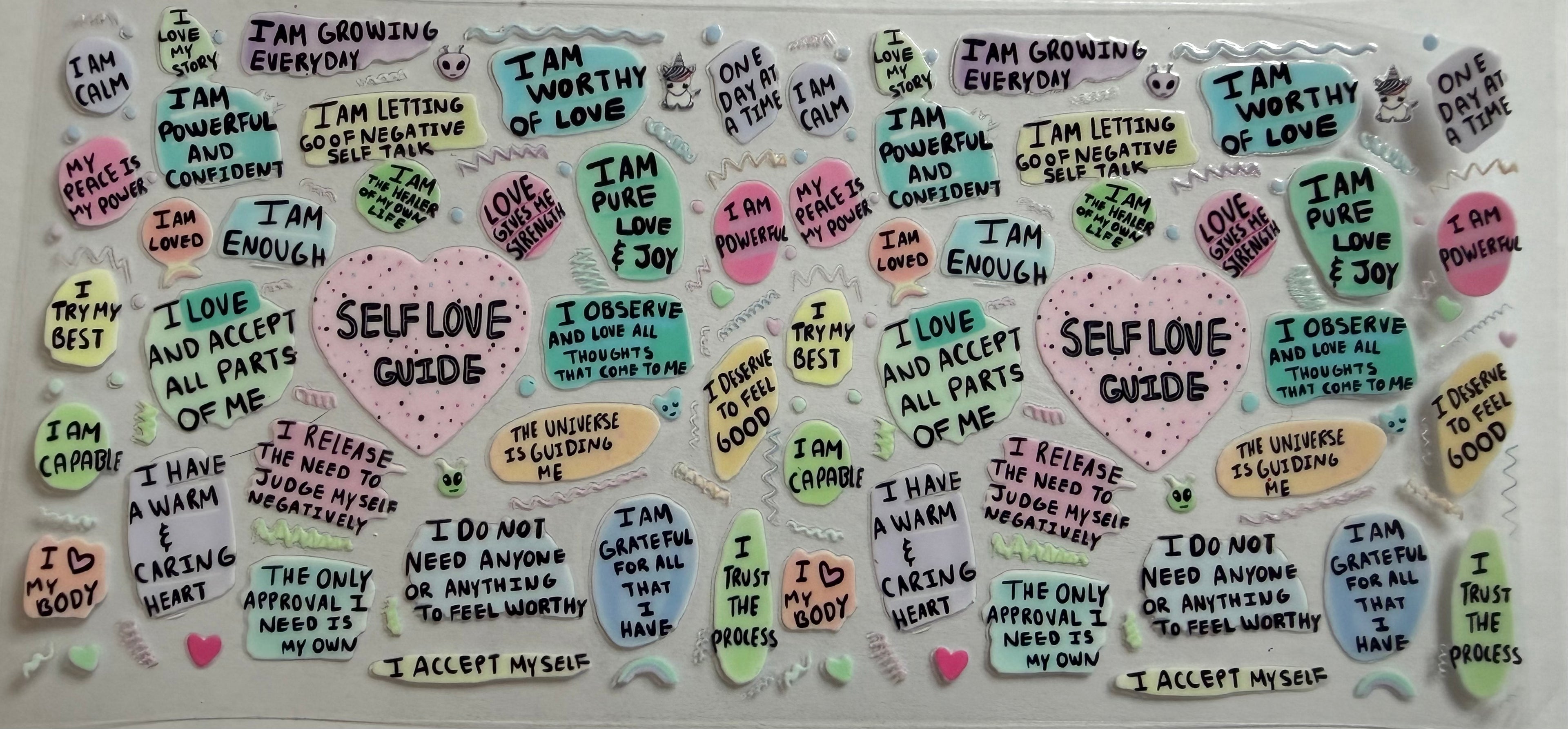 Self Love Guide 16oz Uv Dtf Wrap