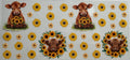 Sunflowers & Highland Cows 16oz Uv Dtf Wrap