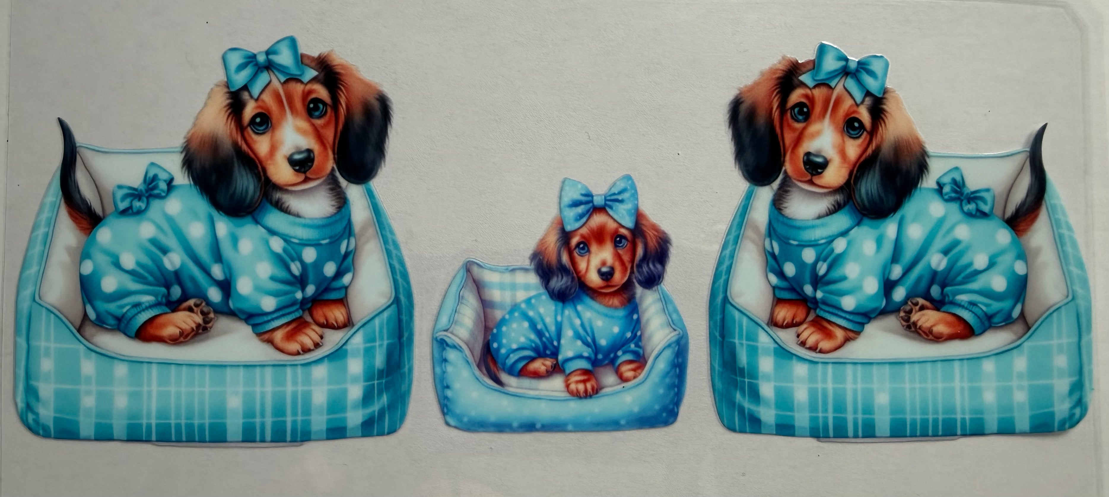 Cute Dog 16oz Uv Dtf Wrap
