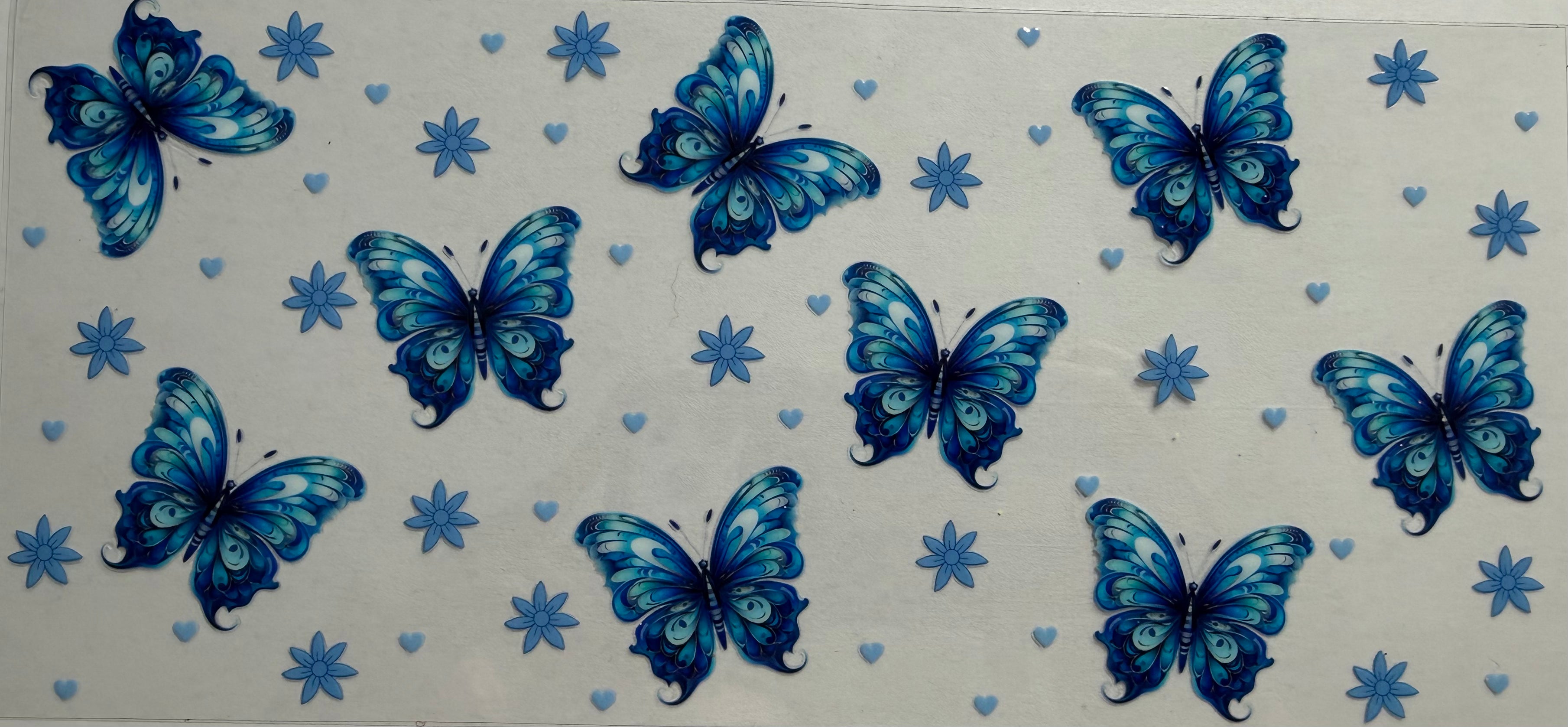 Blue Butterfly's 16oz Uv Dtf Wrap