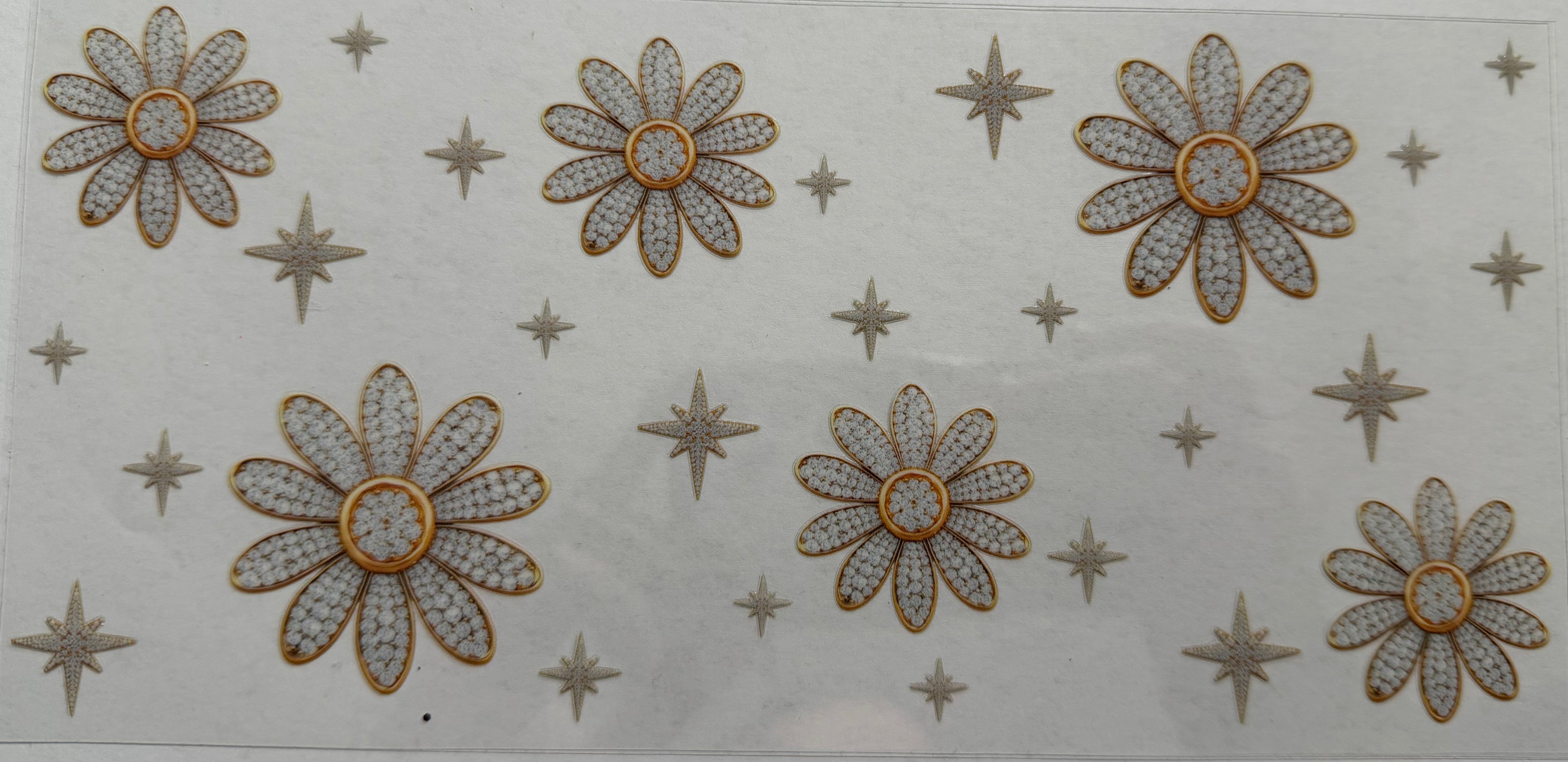 Flowers 16oz Uv Dtf Wrap