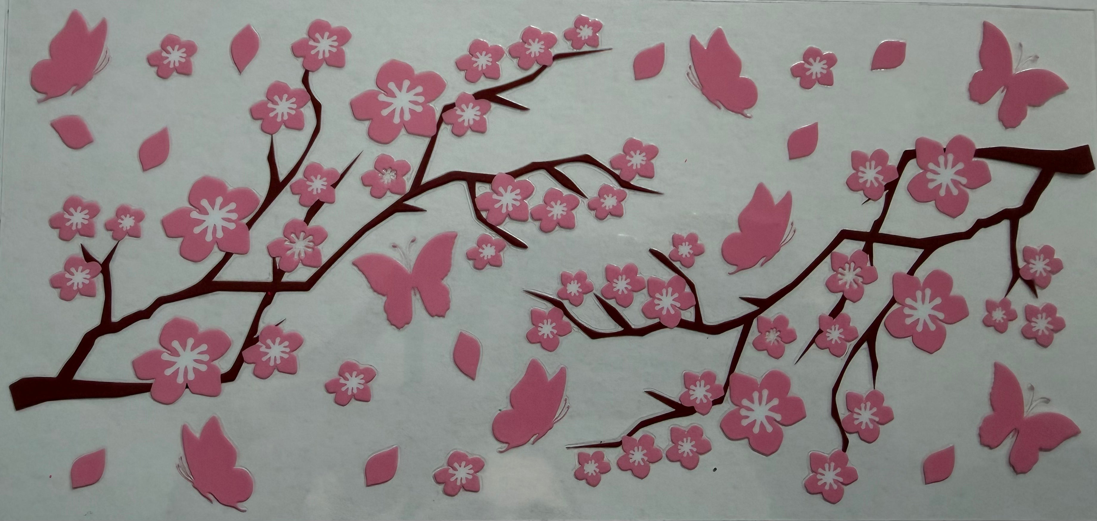 Cherry Blossom 16oz Uv Dtf Wrap