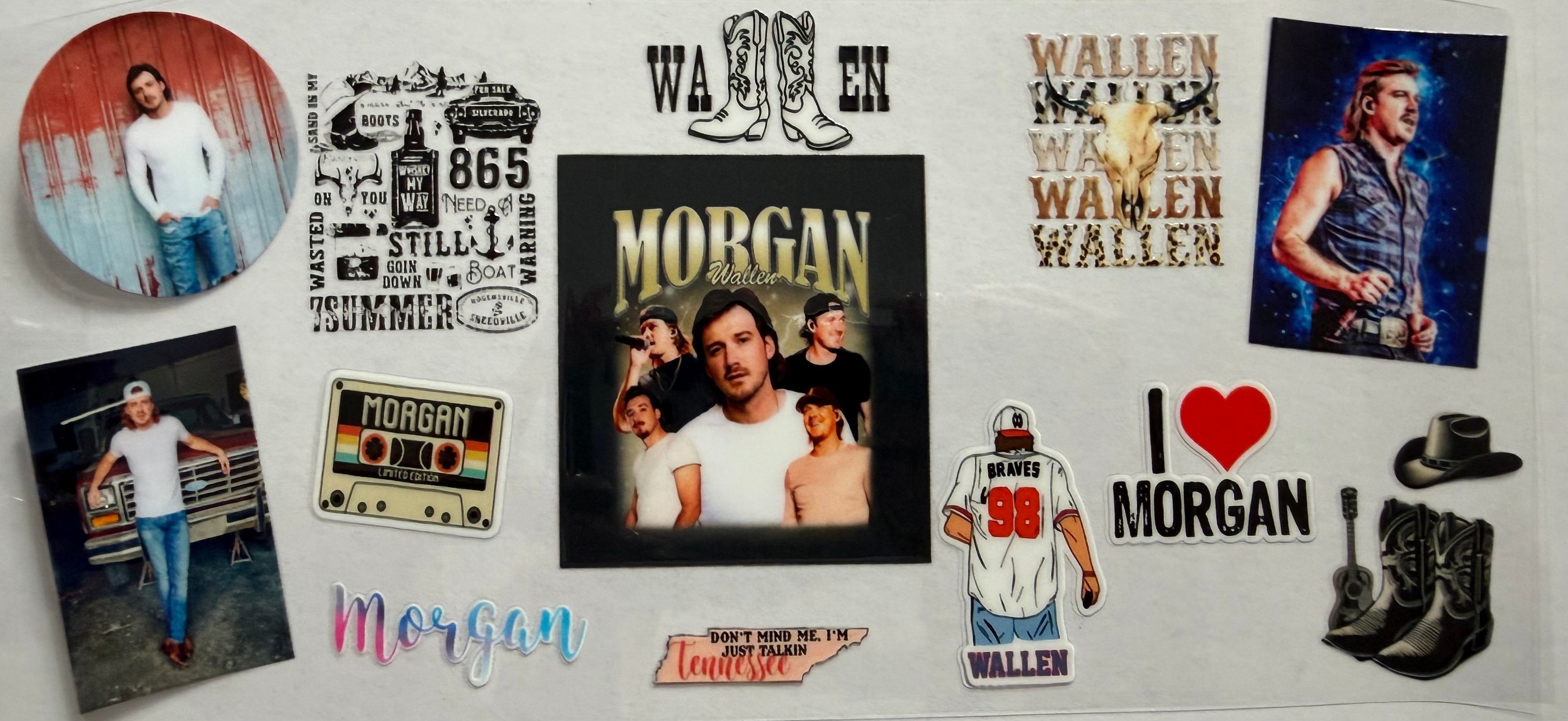 Morgan Wallen 16oz Uv Dtf Wrap