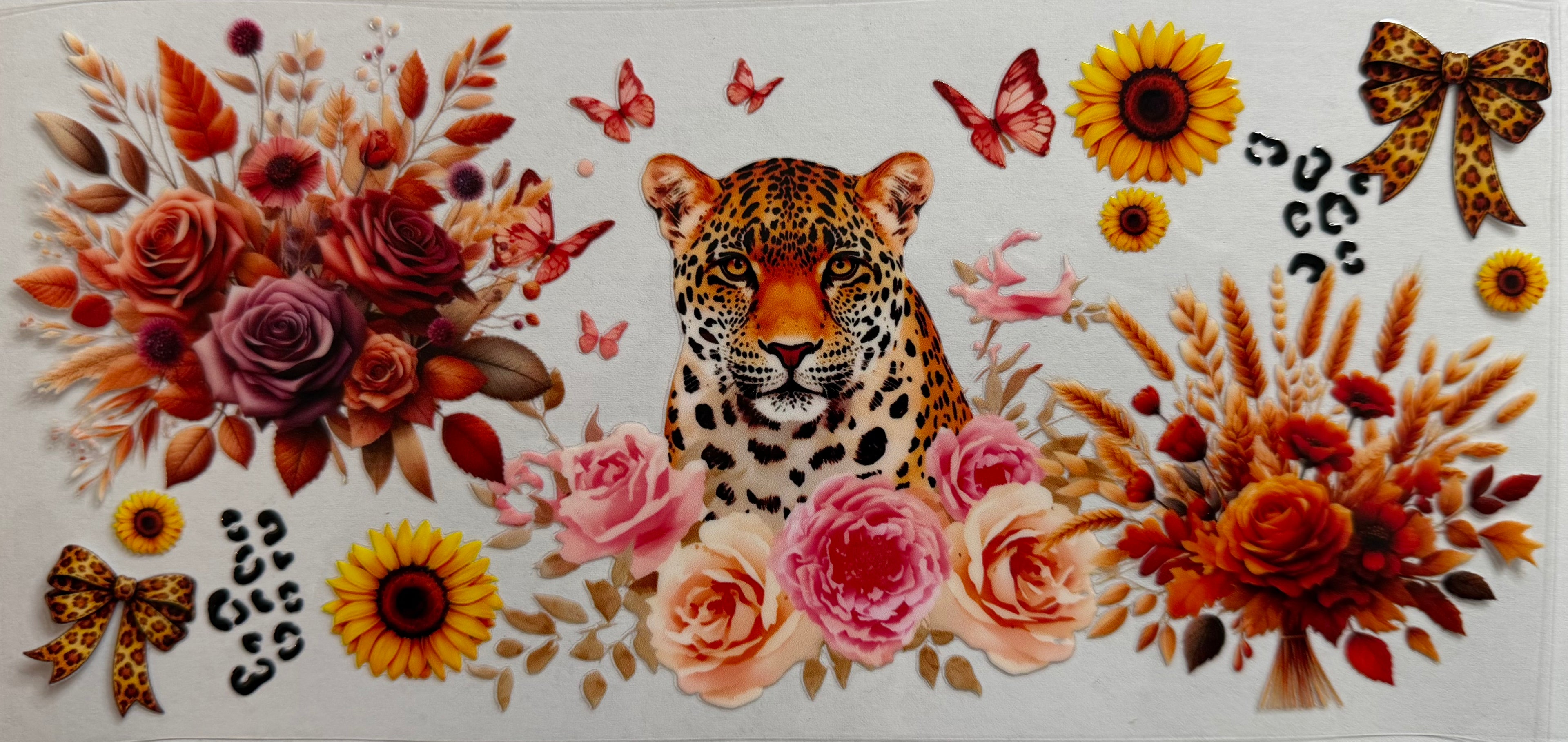 Leopard 16oz Uv Dtf Wrap
