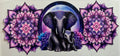 Elephants 16oz Uv Dtf Wrap