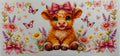 Highland Cow 16oz Uv Dtf Wrap