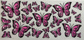 Pink Butterflys 16oz Uv Dtf Wrap