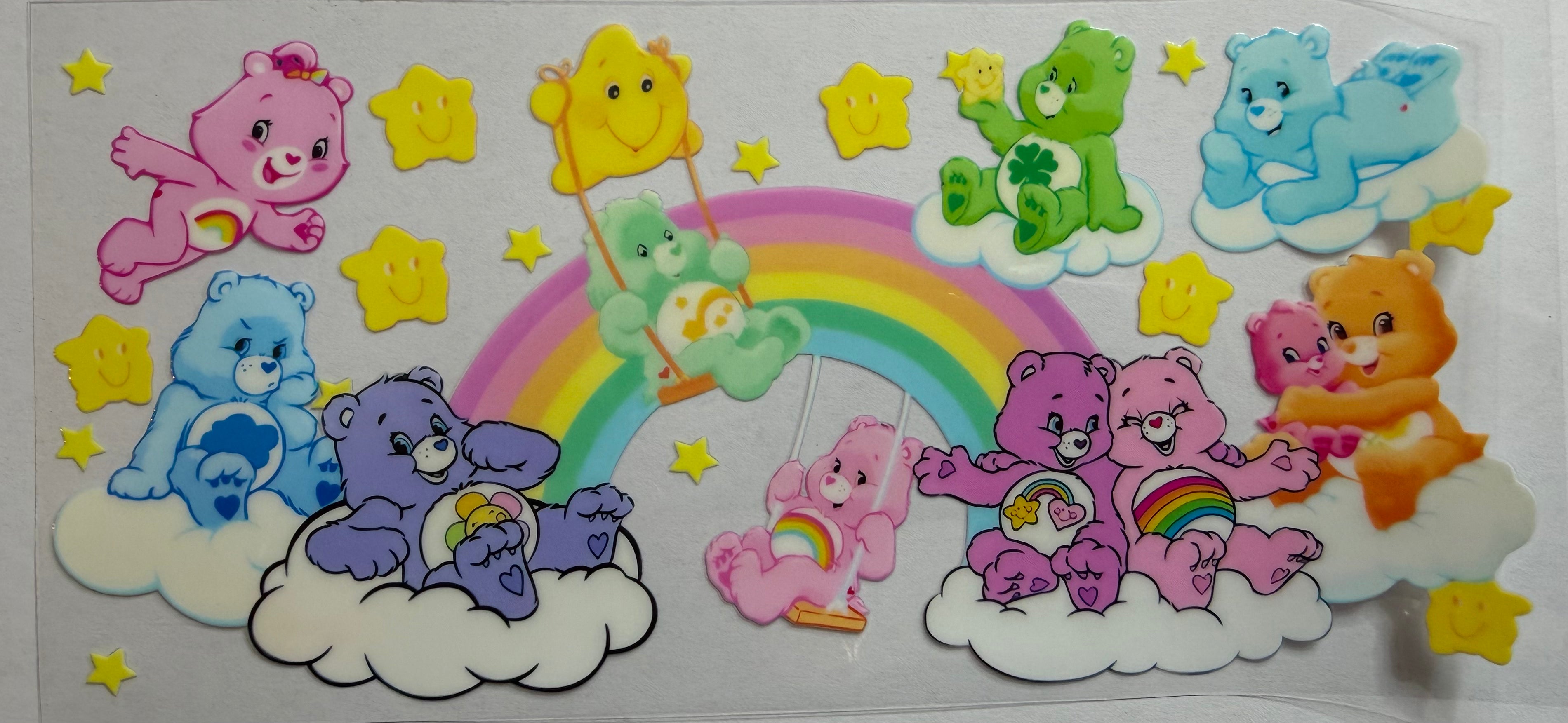 Care Bears 16oz Uv Dtf Wrap
