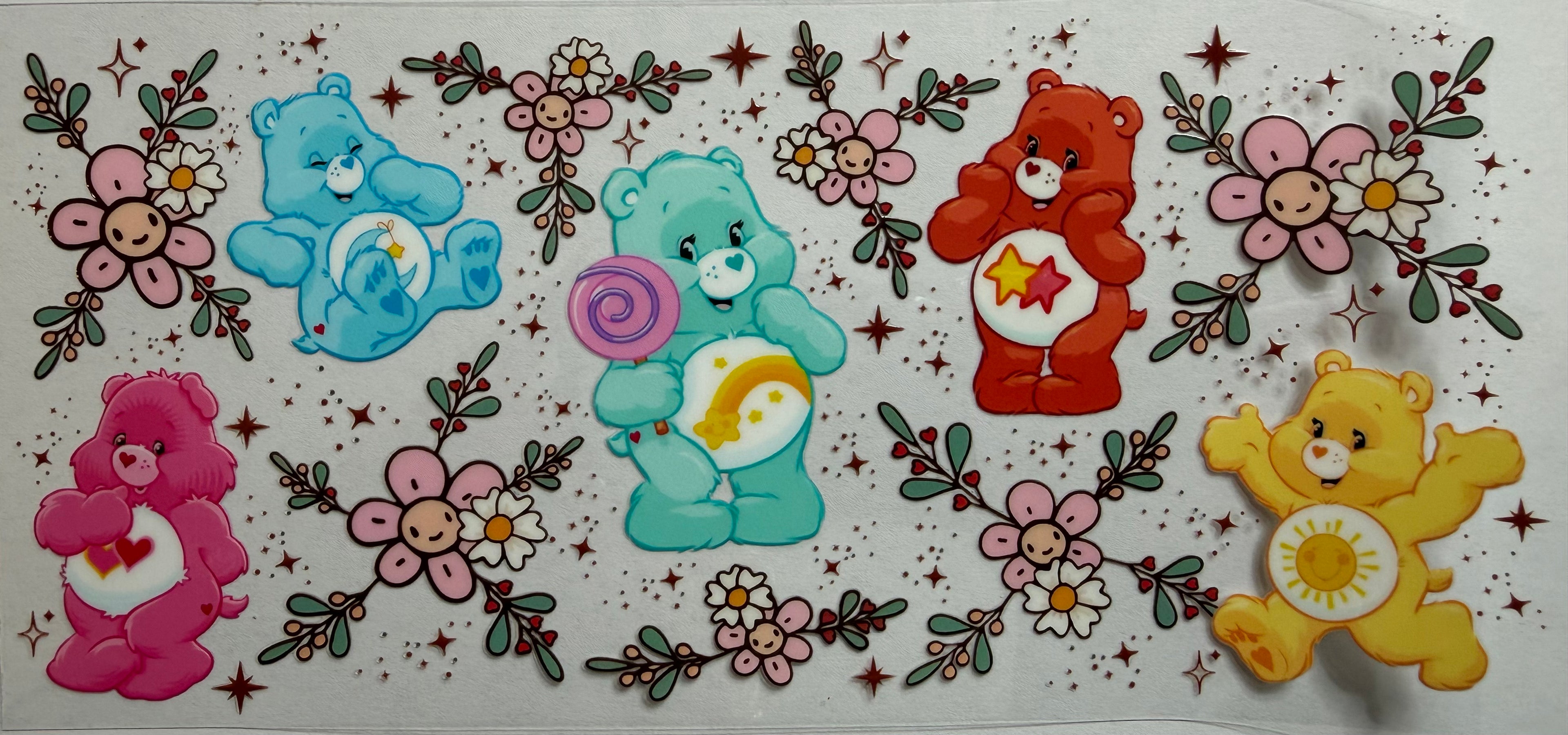 Care Bears 16oz Uv Dtf Wrap
