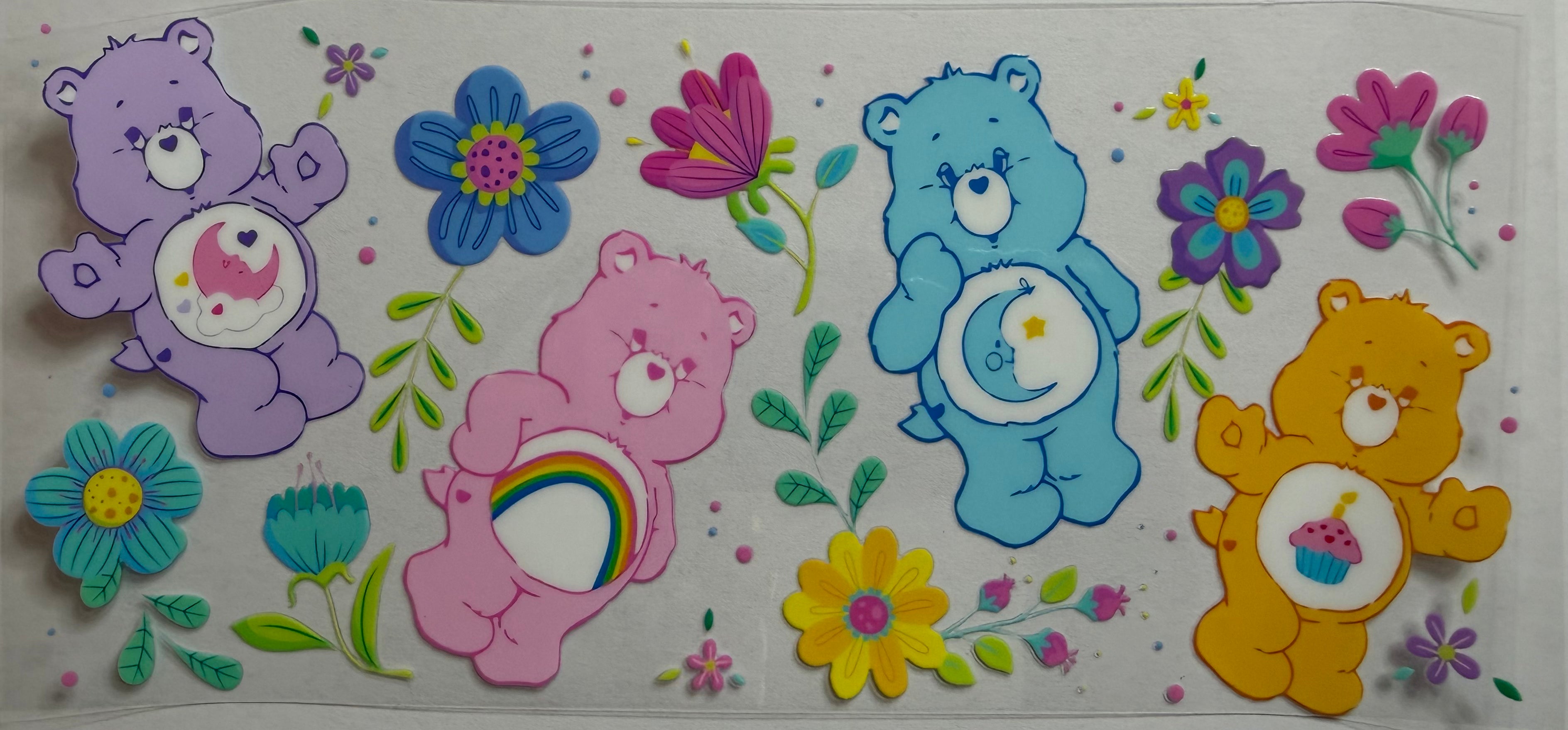 Care Bears 16oz Uv Dtf Wrap
