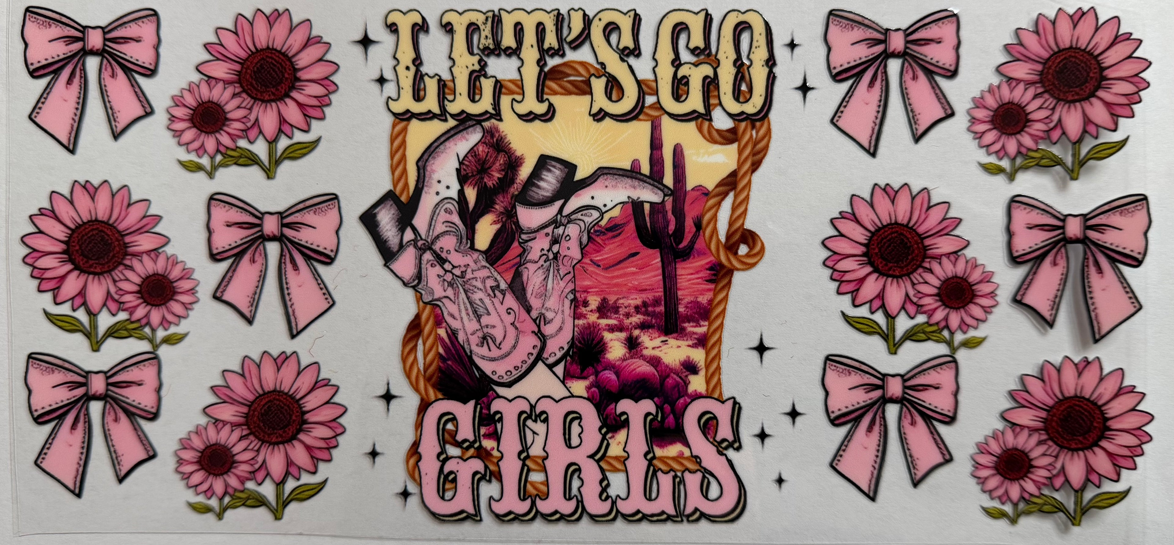 Let's Go Girls 16oz Uv Dtf Wrap