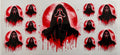 Ghost Face 16oz Uv Dtf Wrap