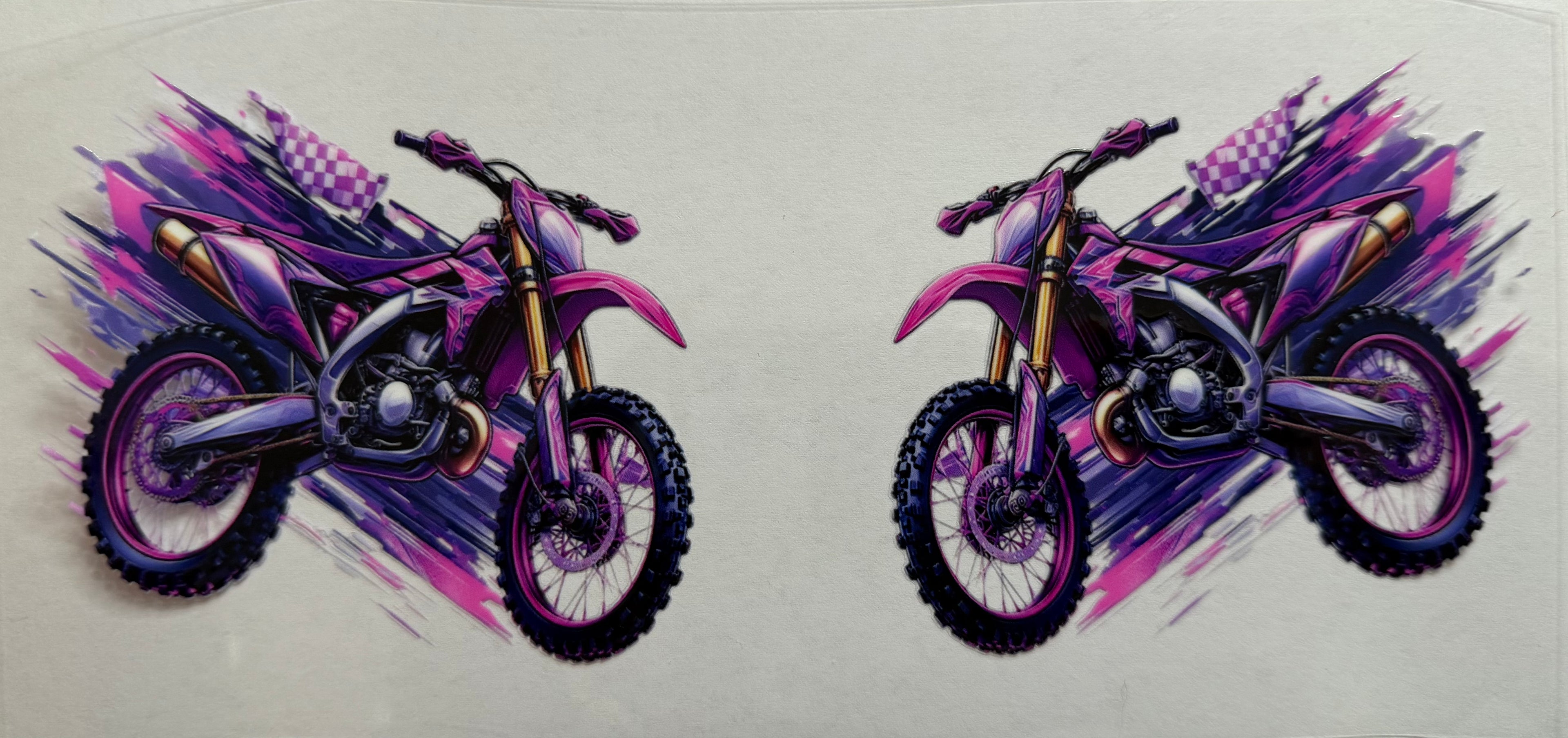 Dirt Bike 16oz Uv Dtf Wrap