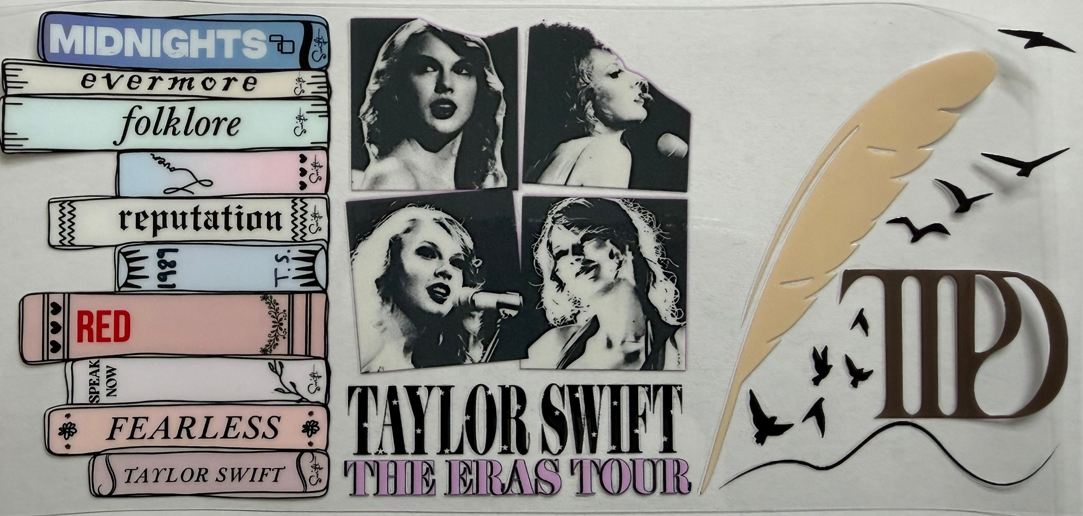 Taylor Swift 16oz Uv Dtf Wrap