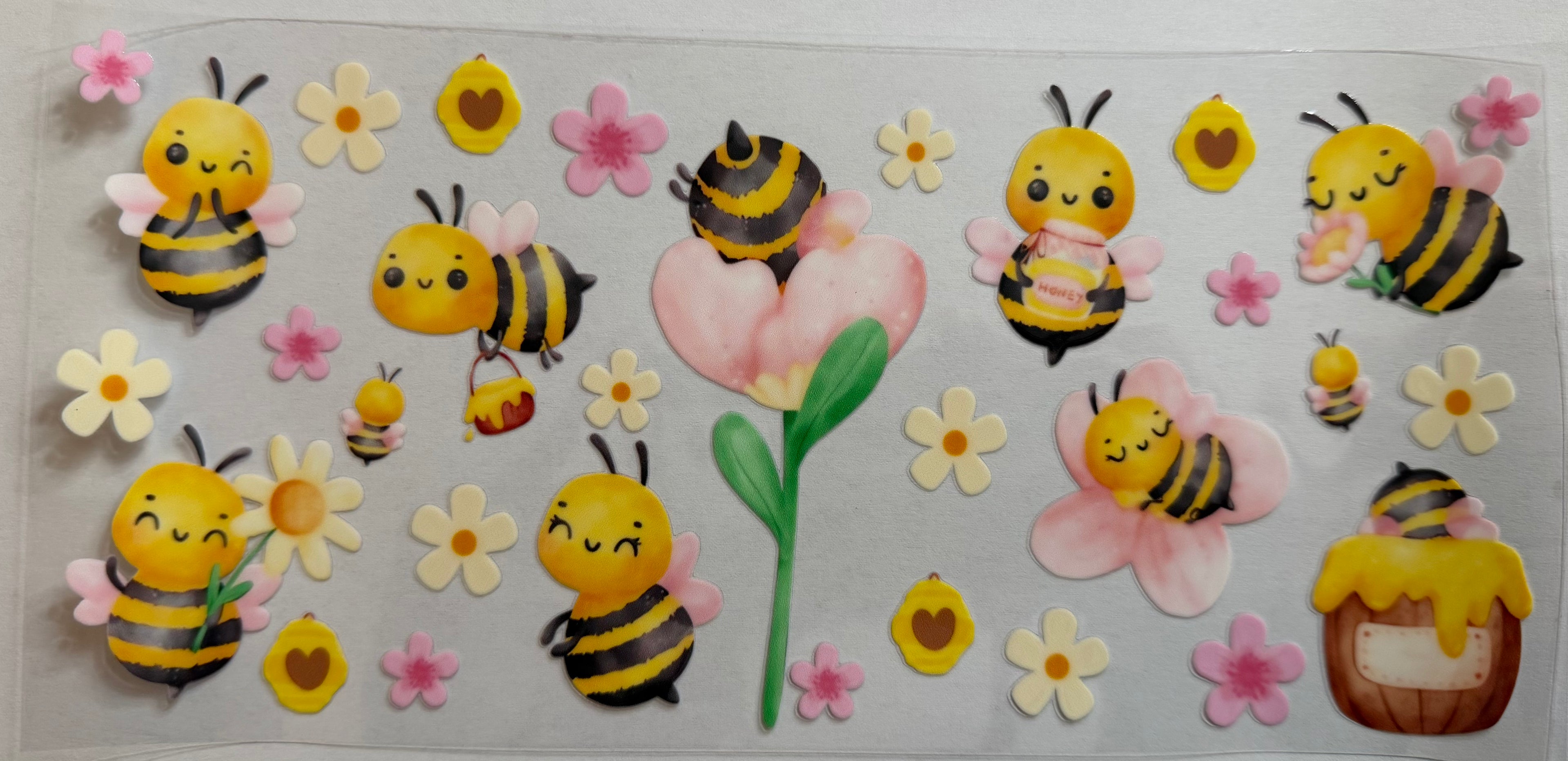 Bees 16oz Uv Dtf Wrap
