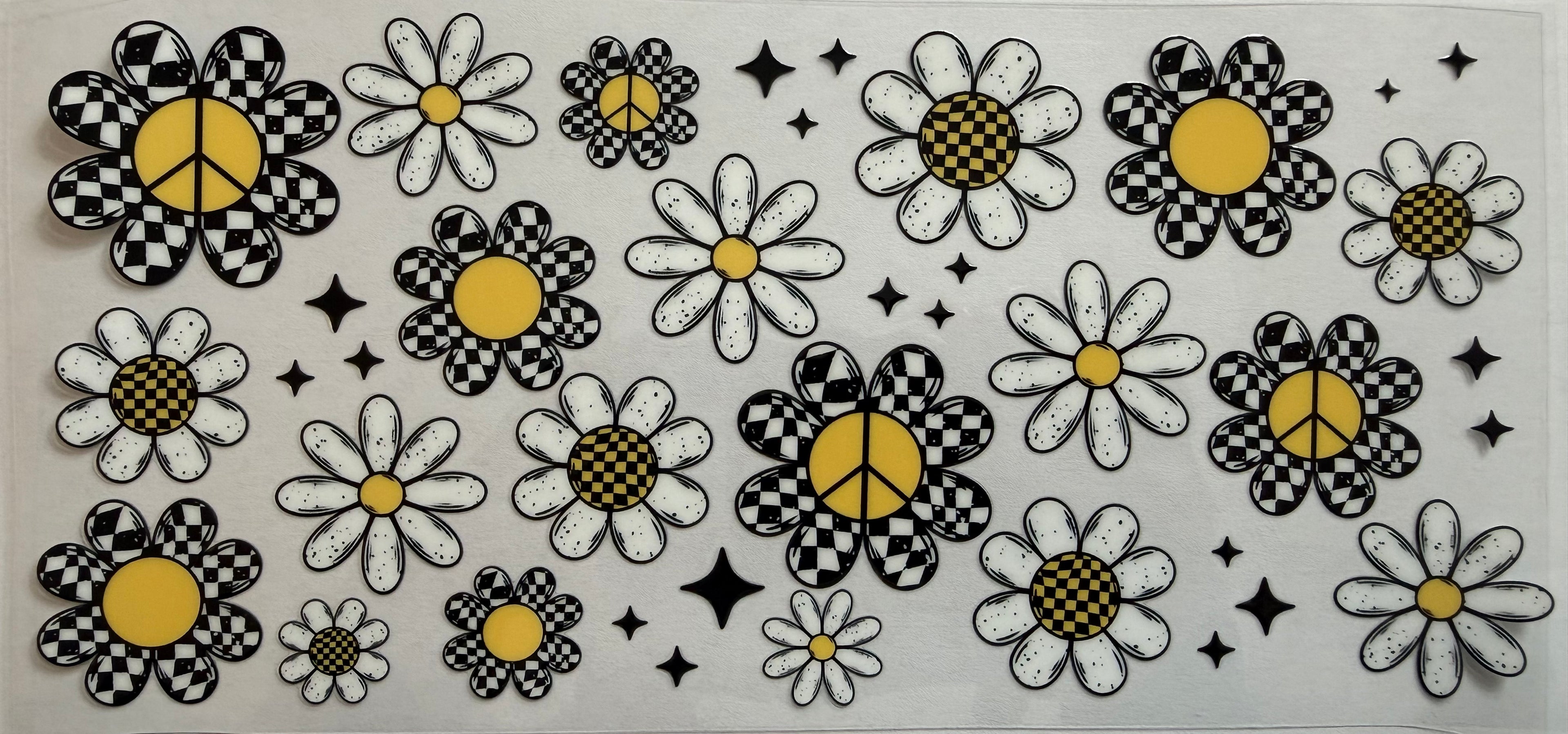 Flowers 16oz Uv Dtf Wrap